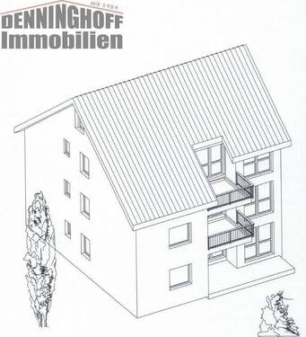 Ansicht.jpg - Neubau Eigentumswohnung mit Aufzug und großem Balkon in Bergkamen-Oberaden