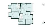 Grundriss der Eigentumswohnung - 