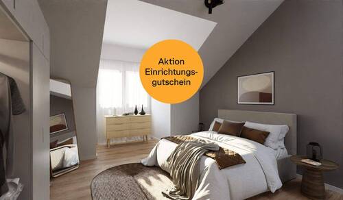 Aktion Einrichtungsgutschein bis zum 31.10.2025 - Helle Eigentumswohnung mit Dachterrasse