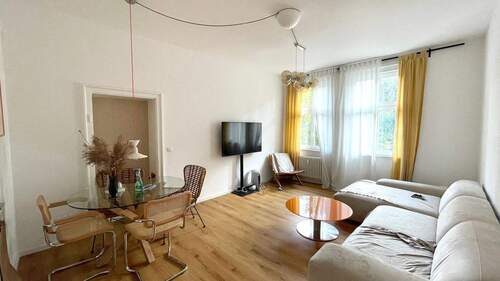 Wohnzimmer - Terrassenwohnung mit 139,00 m&sup2; in Berlin zum Kaufen