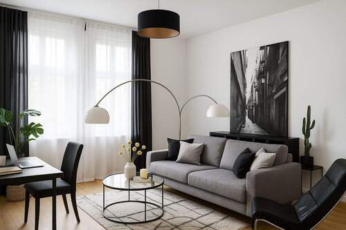 Arbeitszimmer (visualisiert) - 