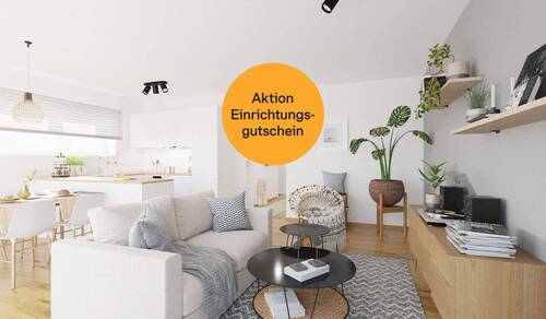 Aktion Einrichtungsgutschein bis zum 31.10.2025 - Komfort und Sicherheit erwarten Sie in Ihrem neuen Zuhause