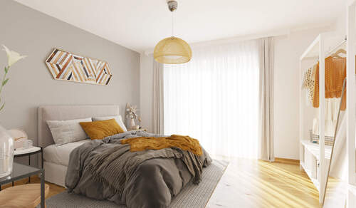 Bodentiefe Fenster erhellen Ihr Schlafzimmer - 