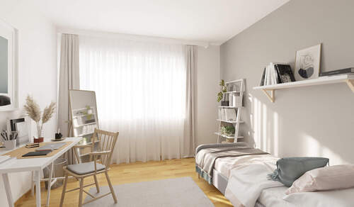 Ein helles, freundliches Kinderzimmer - 