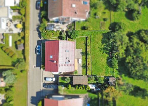 Drohnenbild - 1 Zimmer Mehrfamilienhaus, Wohnhaus in Winnenden