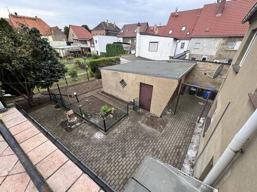 Blick auf die Hoffläche - 