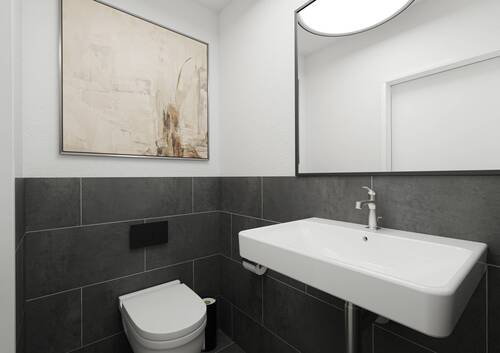 Gäste WC Visualisierung - 