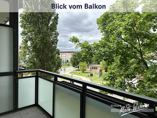 Blick vom Balkon - 