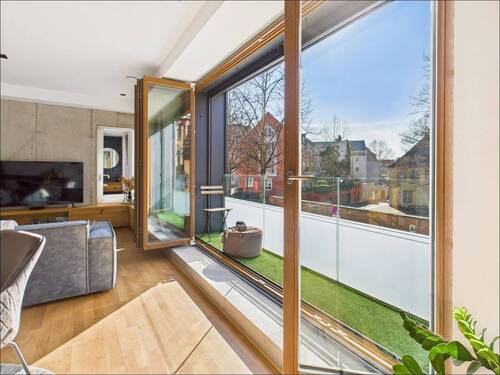 Ausblick Schönborner Hof - Erstklassige 2,5-Zimmer-Wohnung in Aschaffenburgs Top-Adresse!