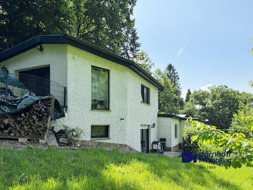 Hausansicht/Gartenseite - Einfamilienhaus mit 160,00 m&sup2; in Dortmund / Syburg zum Kaufen