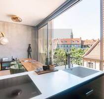 Stilvolles Design-Loft mit Weitblick & privatem japanischen Feng-Shui-Garten - Berlin Mitte