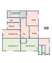 Grundriss UG - 1 Zimmer Mehrfamilienhaus, Wohnhaus in Böblingen