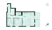Grundriss der Eigentumswohnung - 