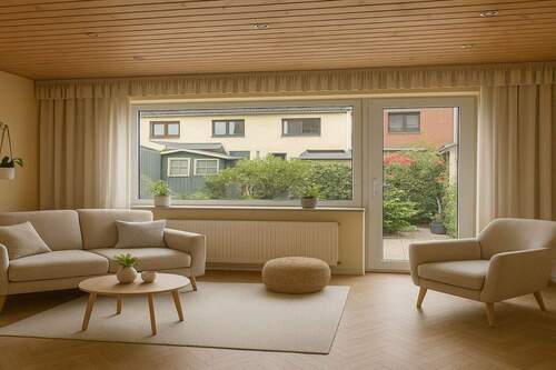 Wohnzimmer Visualisierung - Reihenmittelhaus mit 90,00 m² in Neu Wulmstorf zum Kaufen