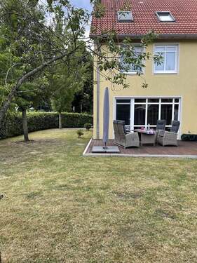 Aussen- Terrasse hinten - Reihenendhaus mit 136,00 m² in Bremen zum Kaufen
