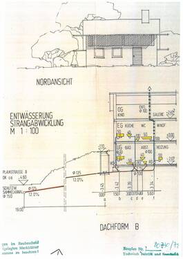 Schnitt Nordansicht - 