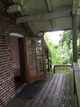 Balkon zum Eingang hin - Etagenwohnung mit 80,00 m² in Bissee zur Miete