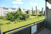 Blick vom Balkon - 2 Zimmer Etagenwohnung in Chemnitz