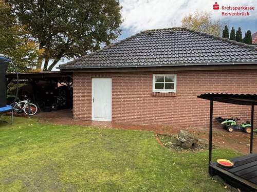 Westansicht Garage - 