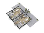 Grundriss Erdgeschoss - Doppelhaushälfte mit 120,00 m² in Grasbrunn zum Kaufen