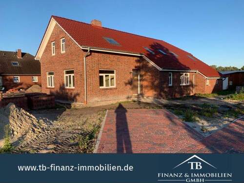 Bild 1 - Ostfriesische Idylle trifft modernen Wohnkomfort - Sanierte Doppelhaushälfte in Rechtsupweg