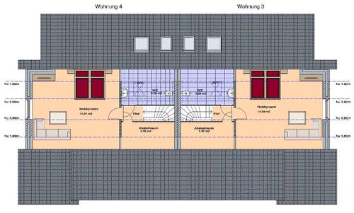 Spitzboden Whg. 3 + 4 - 