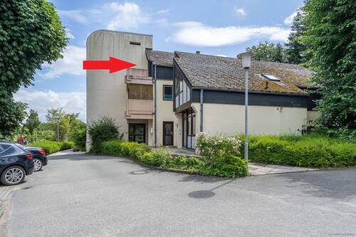 Blick auf die Wohnung im Dachgeschoss - 