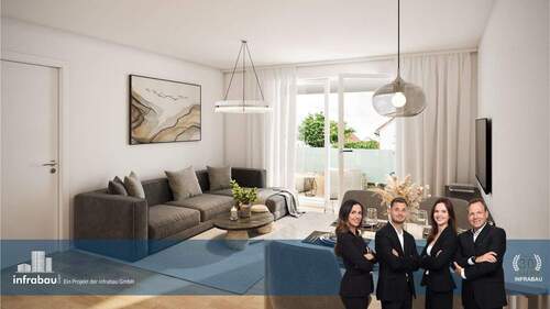 Ansicht 4 - ** Neubauvorhaben ML³ ** 2 ZKB mit Garten in Friedberg!