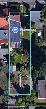 Grundstück von oben - 1000 qm Grundstück + Haus zum Fertigbauen oder Abriss