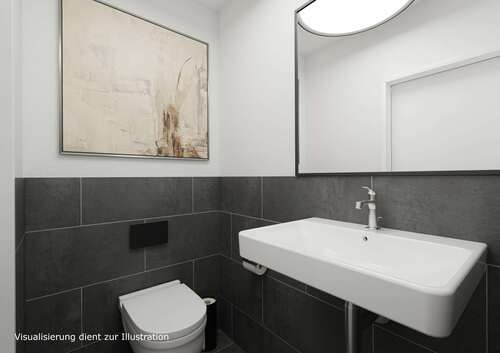 Gäste WC Illustration - 