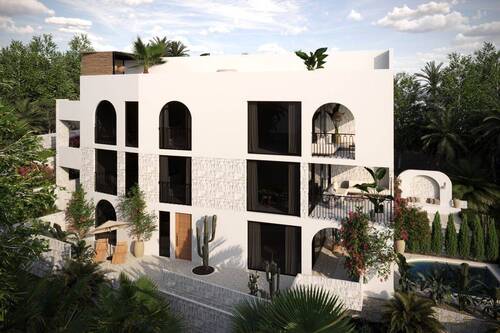 Seitliche Ansicht des Hauses - 