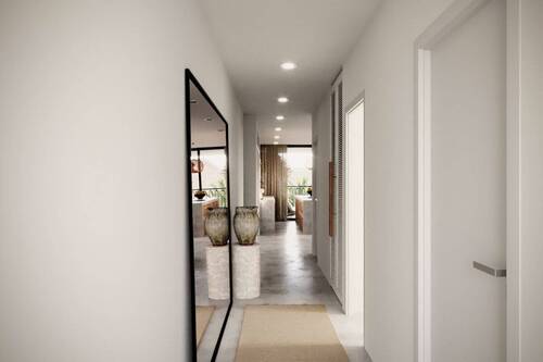 Einladender Flur im Eingangsbereich - 3 Zimmer Etagenwohnung in Trogir