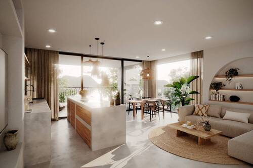 Lichtdurchfluteter Wohn- und Essbereich - 