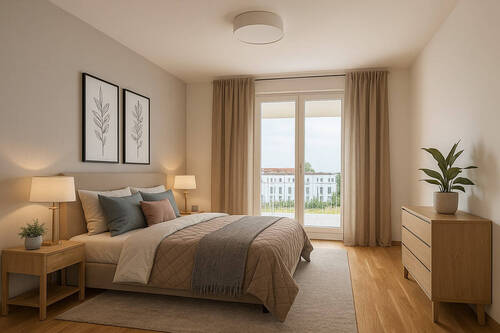 Schlafzimmer - Etagenwohnung mit 93,60 m² in Wiesbaden zum Kaufen