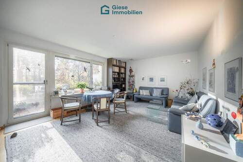Wohnzimmer - Etagenwohnung mit 94,20 m² in Filderstadt zum Kaufen