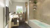 Badezimmer unverbindliche Illustration - 