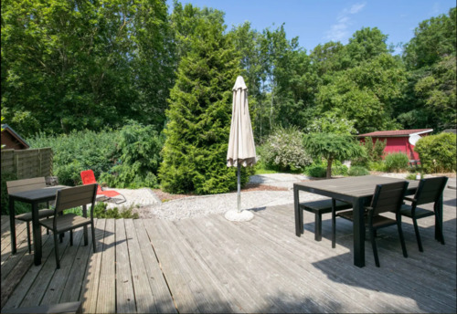 Ansicht Terrasse mit Garten - 1 Zimmer Einfamilienhaus in Ummanz
