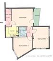 Grundriss der Wohnung - 