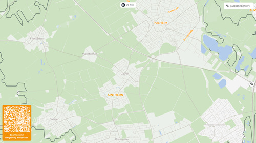 Lageplan - Gewerbeobjekt (Büro, Produktion, Verkauf) in Pulheim zur Miete