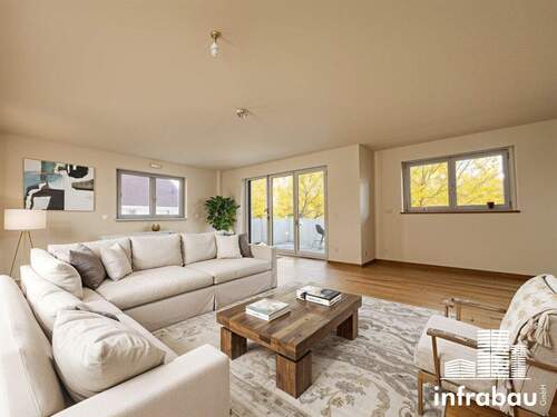 So könnte Ihr Wohnzimmer aussehen - Aufgepasst Preissenkung! 4-ZKB Neubauwohnung! Leitershofen