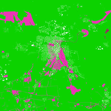 Schwarzplan Weimar - 2 Zimmer Etagenwohnung zur Miete in Weimar