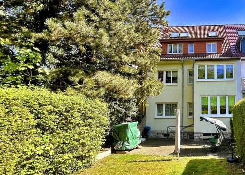 Ansicht vom Garten - Gepflegtes Mehrfamilienhaus mit Garten in der Brühlervorstadt