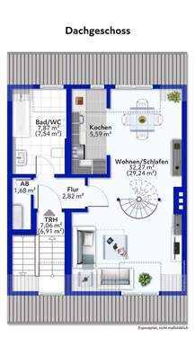 Dachgeschoss 1. Ebene - 