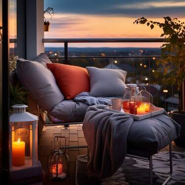 Glücksort Penthouse - WOW - Penthouse mit 3 Zimmern mit weitläufigem Feldblick