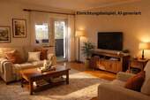 EG: Wohnzimmer mit Einrichtung - 