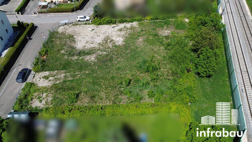 Grundstücksansicht - Projektiertes Grundstück in Nordendorf! Baugenehmigung erfolgt. Provisionsfrei!