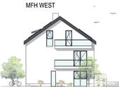 Ansicht MFH West - 