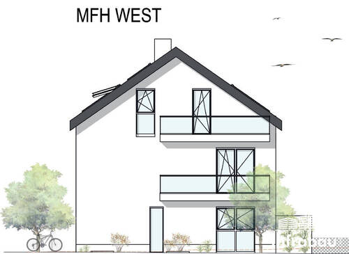 Ansicht MFH West - 