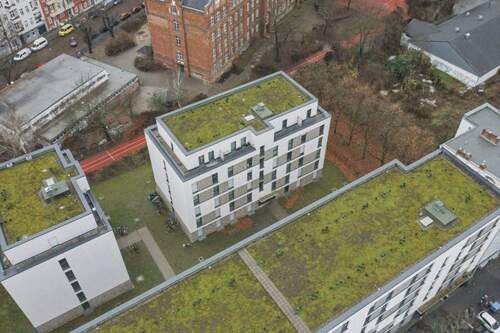 Luftbild Wohngeba?ude und Innenhof - 