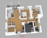3D Grundriss Wohnung 5 - 